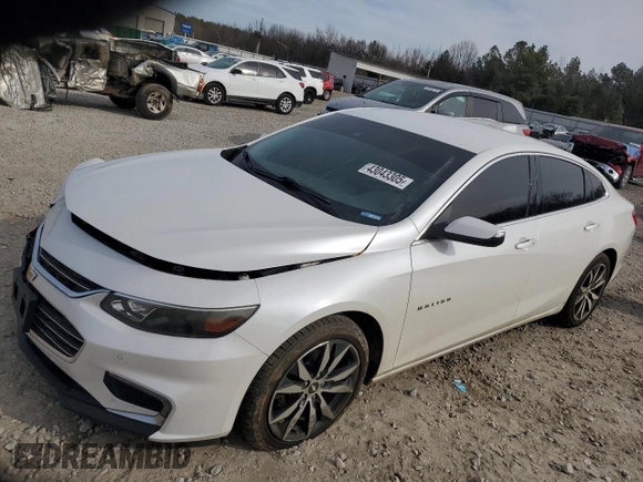 2016 Chevrolet Malibu LT with VIN 1G1ZF5SX2GF179686, listed as a Copart auction lot 43043305 with 172,055 mi miles and Salvage Title. Bid and sale history available at DreamBid. Image 1.