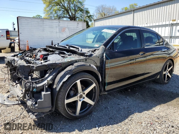 2015 Honda Accord Sport with VIN 1HGCR2F5XFA008516, listed as a Copart auction lot 52334135 with 195,896 mi miles and Salvage Title. Bid and sale history available at DreamBid. Image 1.