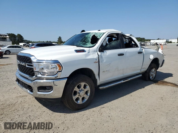 2024 Ram 2500 Big Horn with VIN 3C6UR5DL9RG340644, listed as a Copart auction lot 52282745 with 30,543 mi miles and Clean Title. Bid and sale history available at carsss.com. Image 1.