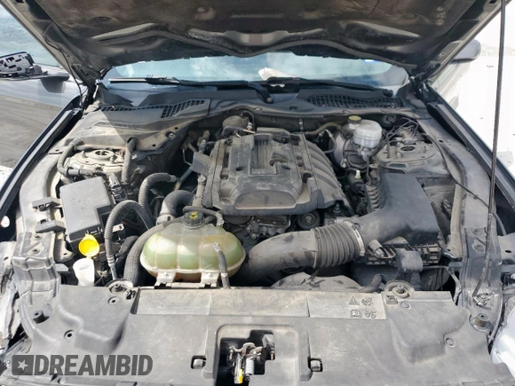 2019 Ford Mustang EcoBoost with VIN 1FA6P8TH9K5168463, listed as a Copart auction lot 60674815 with 79,480 mi miles and Salvage title. Bid and sale history available at DreamBid. Image 11.