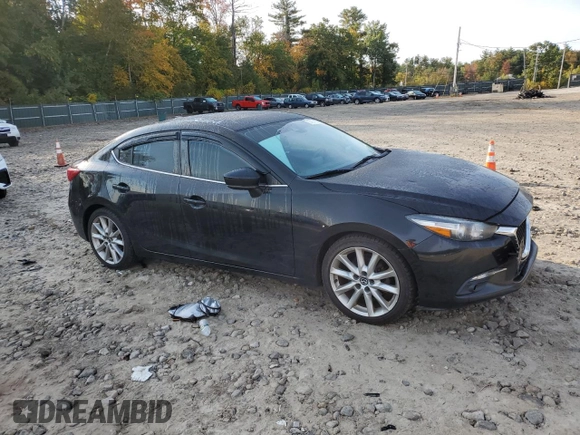 2017 Mazda 3 Grand Touring with VIN JM1BN1W39H1141169, listed as a Copart auction lot 74678054 with 158,067 mi miles and Salvage Title. Bid and sale history available at DreamBid. Image 4.