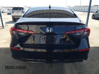 2024 Honda Civic Sedan Sport with VIN 2HGFE2F55RH553375, listed as a Copart auction lot 48743365 with 10,866 mi miles and Salvage Title. Bid and sale history available at carsss.com. Image 6.