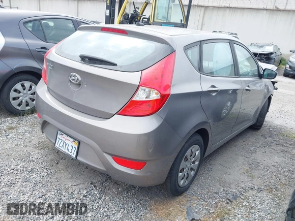 2017 Hyundai Accent SE with VIN KMHCT5AEXHU359805, listed as a IAAI auction lot 41748635 with 79,446 mi miles. Bid and sale history available at carsss.com. Image 4.