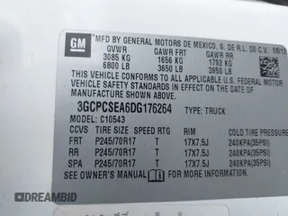 2013 Chevrolet Silverado 1500 LT with VIN 3GCPCSEA6DG176264, listed as a IAAI auction lot 41248694 with 173,165 mi miles and . Bid and sale history available at DreamBid. Image 9.