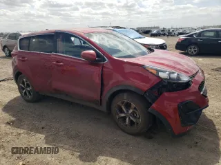 2020 Kia Sportage LX with VIN KNDPM3AC5L7829395, listed as a Copart auction lot 48951455 with 58,089 mi miles and Salvage Title. Bid and sale history available at DreamBid. Image 4.