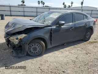 2014 Mazda 3 i SV with VIN JM1BM1T70E1116814, listed as a Copart auction lot 45464475 with 131,407 mi miles and Salvage Title. Bid and sale history available at DreamBid. Image 1.