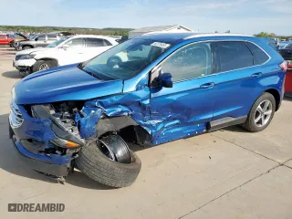2022 Ford Edge SEL with VIN 2FMPK4J9XNBB09287, listed as a Copart auction lot 50370455 with 0 mi miles and Salvage Title. Bid and sale history available at carsss.com. Image 1.