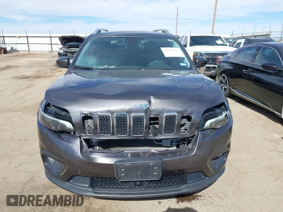 2021 Jeep Cherokee Latitude Lux with VIN 1C4PJLMX4MD239201, listed as a IAAI auction lot 41520717 with 34,942 mi miles. Bid and sale history available at carsss.com. Image 12.
