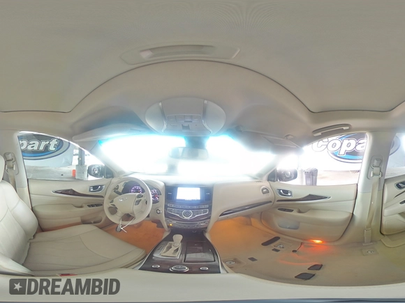 2014 Infiniti QX60 with VIN 5N1AL0MMXEC520183, listed as a Copart auction lot 61261955 with 108,691 mi miles and Salvage title. Bid and sale history available at DreamBid. Image 14.