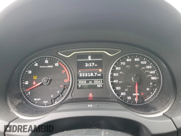 2020 Audi A3 Sedan S line Premium with VIN WAUBEGFF1LA053171, listed as a Copart auction lot 54050194 with 33,318 mi miles and Salvage Title. Bid and sale history available at carsss.com. Image 9.