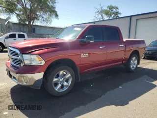 2014 Ram 1500 SLT with VIN 1C6RR7LG0ES131849, listed as a Copart auction lot 56981845 with 89,538 mi miles and Salvage title. Bid and sale history available at DreamBid. Image 1.