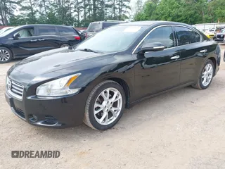 2012 Nissan Maxima 3.5 SV with VIN 1N4AA5AP9CC857579, listed as a IAAI auction lot 42145020 with 171,623 mi miles. Bid and sale history available at carsss.com. Image 2.
