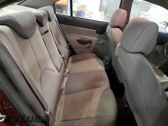 2011 Hyundai Accent GLS with VIN KMHCN4AC2BU598615, listed as a Copart auction lot 45790355 with 175,347 mi miles and Clean Title. Bid and sale history available at DreamBid. Image 10.