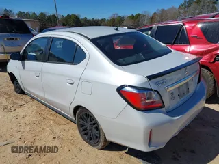 2022 Mitsubishi Mirage ES with VIN ML32FUFJ8NHF09430, listed as a IAAI auction lot 41618700 with 43,519 mi miles and . Bid and sale history available at DreamBid. Image 3.