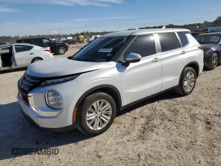 2024 Mitsubishi Outlander ES z VIN JA4J3UA84RZ080459, wystawiony jako Copart lot #47475125 z przebiegiem 21 066 mil mil oraz Szkoda całkowita • Salvage title. Historia ofert i sprzedaży dostępna na DreamBid. Obrazek 1.