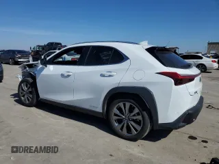 2021 Lexus UX with VIN JTHR9JBH8M2051017, listed as a Copart auction lot 44913275 with 0 mi miles and Salvage Title. Bid and sale history available at carsss.com. Image 2.