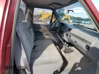 1995 Ford F-150 with VIN 1FTEF15N5SNA84787, listed as a Copart auction lot 87832635 with 123,193 mi miles and Salvage Title. Bid and sale history available at carsss.com. Image 10.