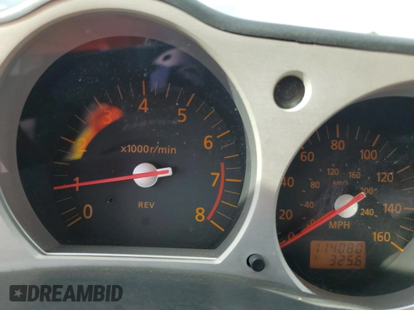 2005 Nissan 350Z with VIN JN1AZ34D55M609063, listed as a Copart auction lot 76796544 with 114,080 mi miles and Salvage Title. Bid and sale history available at DreamBid. Image 9.