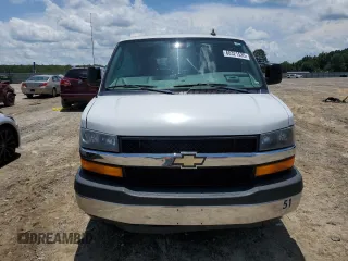 2019 Chevrolet Express Passenger LT with VIN 1GAZGPFG4K1341049, listed as a Copart auction lot 60321535 with 160,353 mi miles and Salvage title. Bid and sale history available at DreamBid. Image 5.