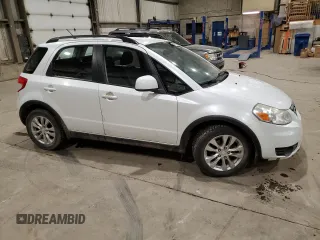2013 Suzuki SX4 Crossover with VIN JS2YB5A30D6102684, listed as a Copart auction lot 88725715 with 104,023 mi miles and Salvage Title. Bid and sale history available at carsss.com. Image 4.