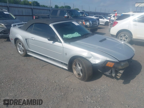 2002 Ford Mustang Deluxe with VIN 1FAFP44432F205991, listed as a IAAI auction lot 42144709 with 138,119 mi miles and . Bid and sale history available at DreamBid. Image 1.