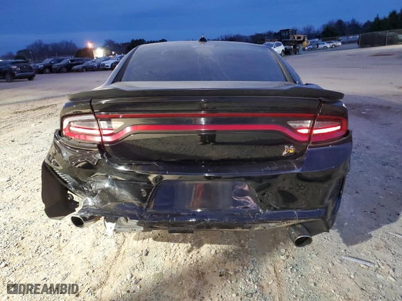 2022 Dodge Charger Scat Pack Widebody with VIN 2C3CDXGJ1NH227522, listed as a Copart auction lot 87795855 with 45,846 mi miles and Non Repairable. Bid and sale history available at carsss.com. Image 6.