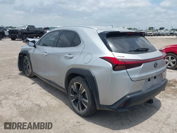 2019 Lexus UX 250h with VIN JTHU9JBH1K2010977, listed as a IAAI auction lot 42403115 with 85,906 mi miles and . Bid and sale history available at DreamBid. Image 3.