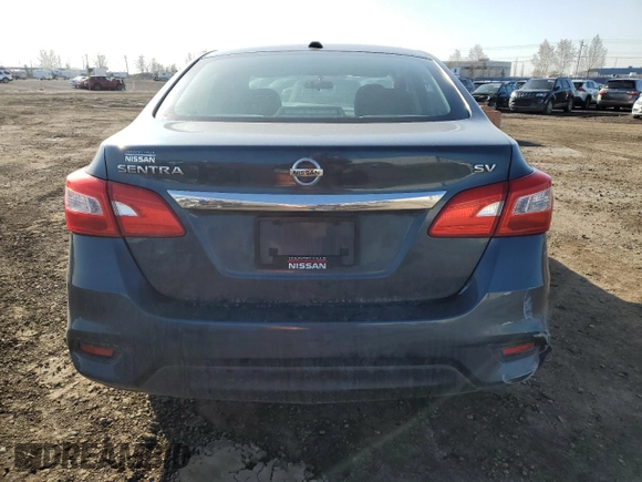2018 Nissan Sentra SV with VIN 3N1AB7AP6JY226914, listed as a Copart auction lot 54408695 with 184,010 mi miles and Salvage Title. Bid and sale history available at carsss.com. Image 6.
