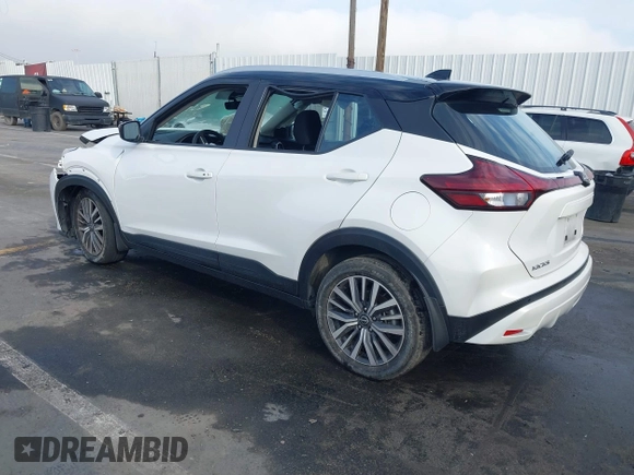 2023 Nissan Kicks SV with VIN 3N1CP5CV5PL492991, listed as a IAAI auction lot 41805445 with Not Provided miles. Bid and sale history available at carsss.com. Image 3.