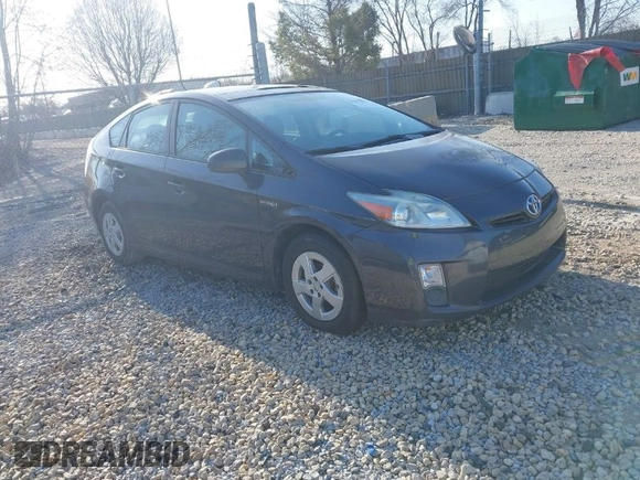 2011 Toyota Prius I with VIN JTDKN3DU8B0290855, listed as a IAAI auction lot 41987491 with 163,456 mi miles. Bid and sale history available at carsss.com. Image 1.