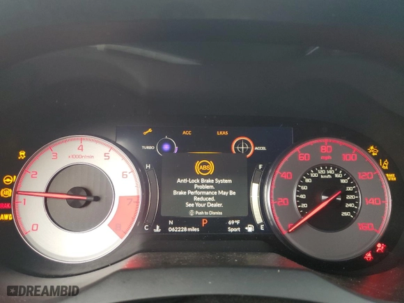 2019 Acura RDX w/A-Spec Pkg with VIN 5J8TC2H61KL021421, listed as a Copart auction lot 43527945 with 62,228 mi miles and Non Repairable. Bid and sale history available at carsss.com. Image 9.