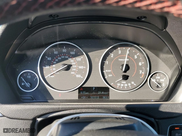 2016 BMW 4 Series 428i with VIN WBA3V7C55G5A25732, listed as a Copart auction lot 44645915 with 101,513 mi miles and Salvage Title. Bid and sale history available at carsss.com. Image 9.