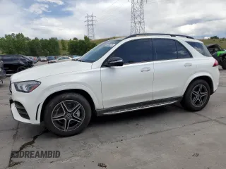 2021 Mercedes-Benz GLE 350 with VIN 4JGFB4KB6MA481927, listed as a Copart auction lot 64069575 with 56,444 mi miles and Salvage title. Bid and sale history available at DreamBid. Image 1.