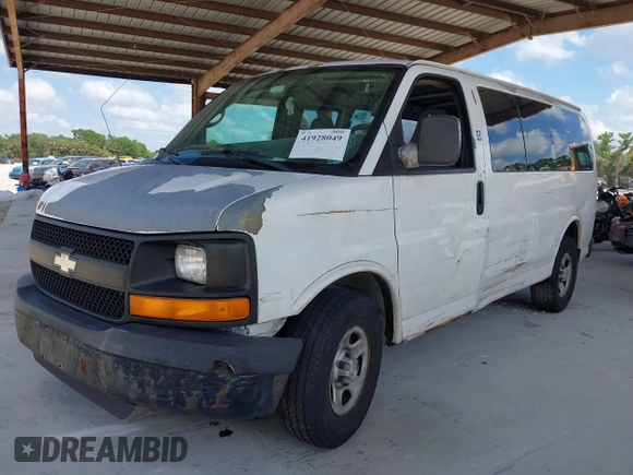 2008 Chevrolet Express Cargo with VIN 1GCFG154681204556, listed as a IAAI auction lot 41928049 with 171,171 mi miles and . Bid and sale history available at DreamBid. Image 2.