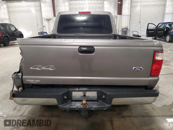 2005 Ford Ranger XL with VIN 1FTYR15E65PA66148, listed as a Copart auction lot 50739615 with 124,631 mi miles and Salvage Title. Bid and sale history available at DreamBid. Image 6.