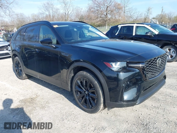 2025 Mazda CX-90 Premium Sport z VIN JM3KKCHD3S1218675, wystawiony jako IAAI lot #41971539 z przebiegiem Nie podano mil oraz . Historia ofert i sprzedaży dostępna na DreamBid. Obrazek 1.