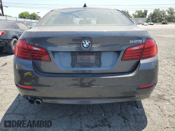 2016 BMW 5 Series 528i with VIN WBA5A5C5XGG347843, listed as a Copart auction lot 62153735 with 167,952 mi miles and Clean title. Bid and sale history available at DreamBid. Image 6.