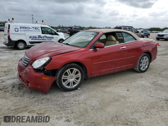 2008 Chrysler Sebring Limited z VIN 1C3LC65M98N634669, wystawiony jako Copart lot #48440025 z przebiegiem 87 629 mil mil oraz Szkody całkowita. Historia ofert i sprzedaży dostępna na DreamBid. Obrazek 1.