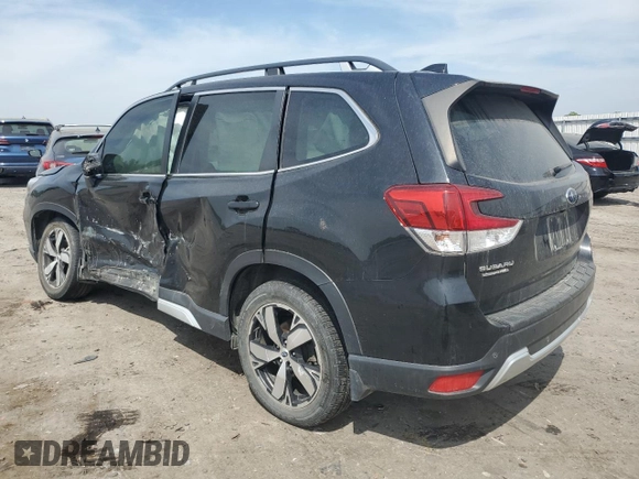 2020 Subaru Forester Touring with VIN JF2SKAXC0LH454331, listed as a Copart auction lot 54505345 with 76,416 mi miles and Salvage title. Bid and sale history available at DreamBid. Image 2.
