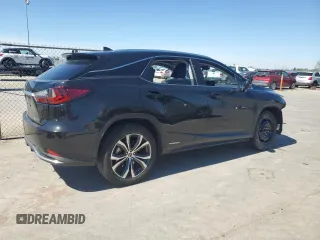 2020 Lexus RX with VIN 2T2HGMDA7LC053163, listed as a Copart auction lot 50208585 with 50,652 mi miles and Salvage Title. Bid and sale history available at carsss.com. Image 3.