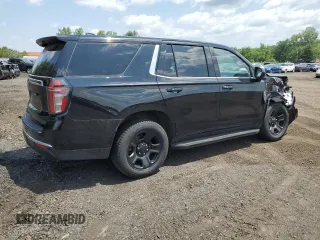 2023 Chevrolet Tahoe Commercial z VIN 1GNSKLED8PR181443, wystawiony jako Copart lot #58141565 z przebiegiem 39 341 mil mil oraz Szkoda całkowita • Salvage title. Historia ofert i sprzedaży dostępna na DreamBid. Obrazek 3.