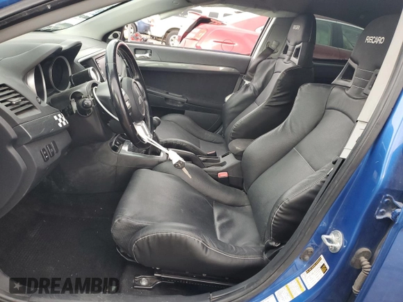 2008 Mitsubishi Lancer Evolution GSR with VIN JA3AW86V38U049989, listed as a Copart auction lot 84926554 with 99,312 mi miles and Salvage Title. Bid and sale history available at carsss.com. Image 7.