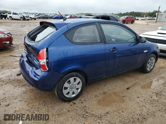 2007 Hyundai Accent GS with VIN KMHCM36C37U003798, listed as a Copart auction lot 50176595 with 122,342 mi miles and Salvage Title. Bid and sale history available at carsss.com. Image 3.