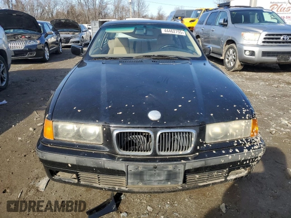 1997 BMW 3 Series 328is with VIN WBABG1323VET04177, listed as a Copart auction lot 44462755 with 166,108 mi miles and Clean Title. Bid and sale history available at carsss.com. Image 5.