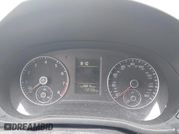 2014 Volkswagen Passat Wolfsburg Edition with VIN 1VWAT7A38EC071608, listed as a IAAI auction lot 42784046 with 172,728 mi miles and . Bid and sale history available at DreamBid. Image 7.