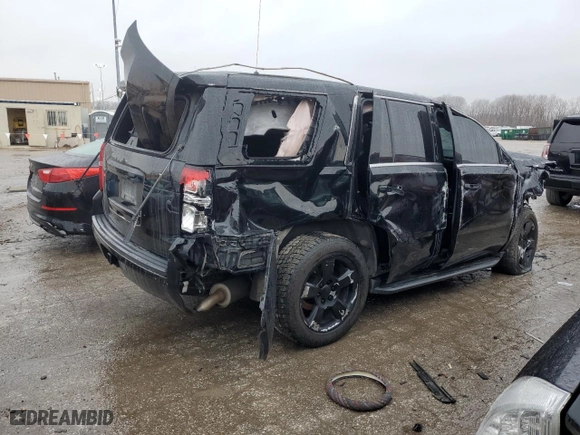 2018 Chevrolet Tahoe Commercial with VIN 1GNSKDEC2JR179756, listed as a Copart auction lot 86528874 with 0 mi miles and Salvage Title. Bid and sale history available at carsss.com. Image 3.
