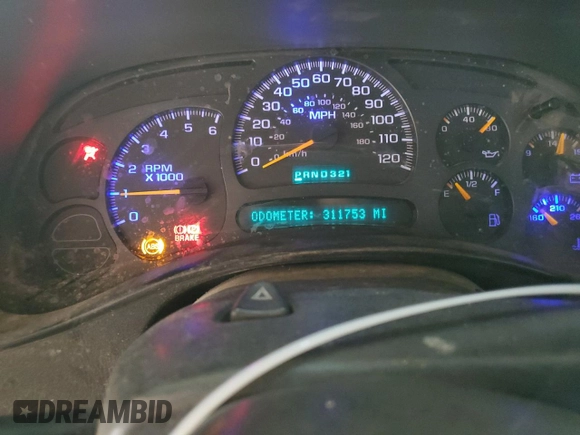 2005 Chevrolet Silverado 1500 Work Truck z VIN 1GCEC14X55Z234955, wystawiony jako Copart lot #58243335 z przebiegiem 311 753 mil mil oraz Szkoda całkowita • Salvage title. Historia ofert i sprzedaży dostępna na DreamBid. Obrazek 9.