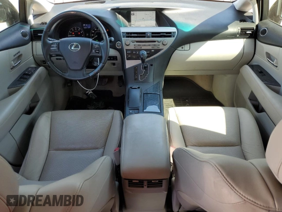 2012 Lexus RX 350 with VIN JTJZK1BA2C2412732, listed as a Copart auction lot 52936145 with 143,914 mi miles and Salvage Title. Bid and sale history available at DreamBid. Image 8.