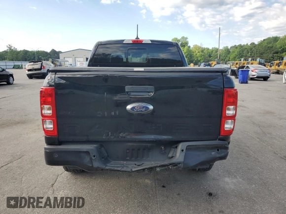 2022 Ford Ranger XL with VIN 1FTER4EH6NLD14209, listed as a Copart auction lot 54545115 with 50,621 mi miles and Salvage title. Bid and sale history available at DreamBid. Image 6.
