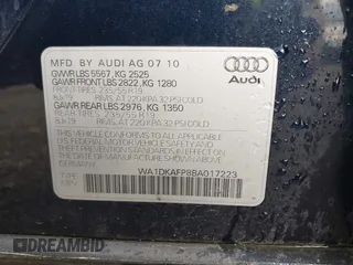 2011 Audi Q5 3.2L Premium Plus with VIN WA1DKAFP8BA017223, listed as a IAAI auction lot 41947560 with 171,041 mi miles. Bid and sale history available at carsss.com. Image 9.